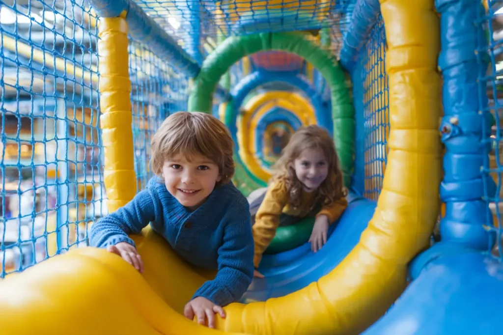 kids indoor climbing area